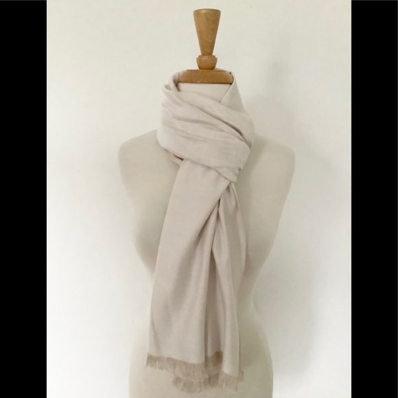 EYELASH SCARF-TWO SCARVES IN ONE - Picture 1 of 7